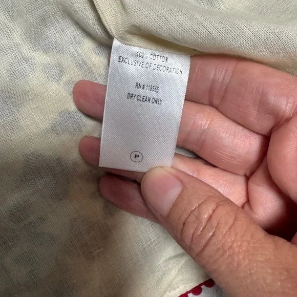 Sheryl Crow Womens Embellished Bohemian Beaded‎ Jacket M Blue Red Geometric Boho - Picture 6 of 11